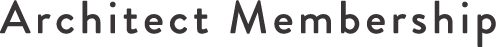 Architect Membership